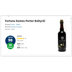 Fortuna Komes Porter Baltycki